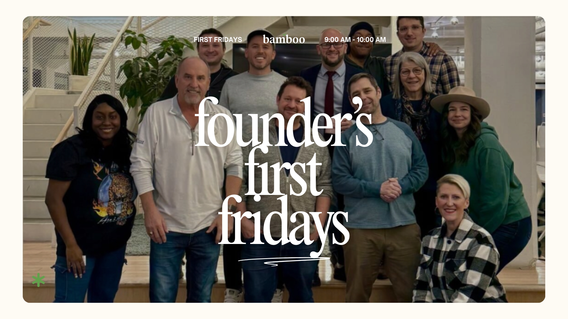 Founders First Fridays Flyer