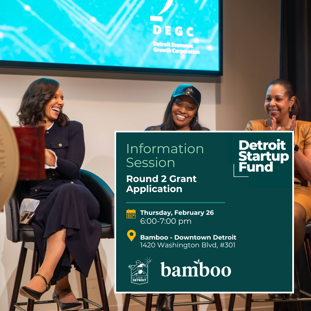 Information Session - Detroit Startup Fund