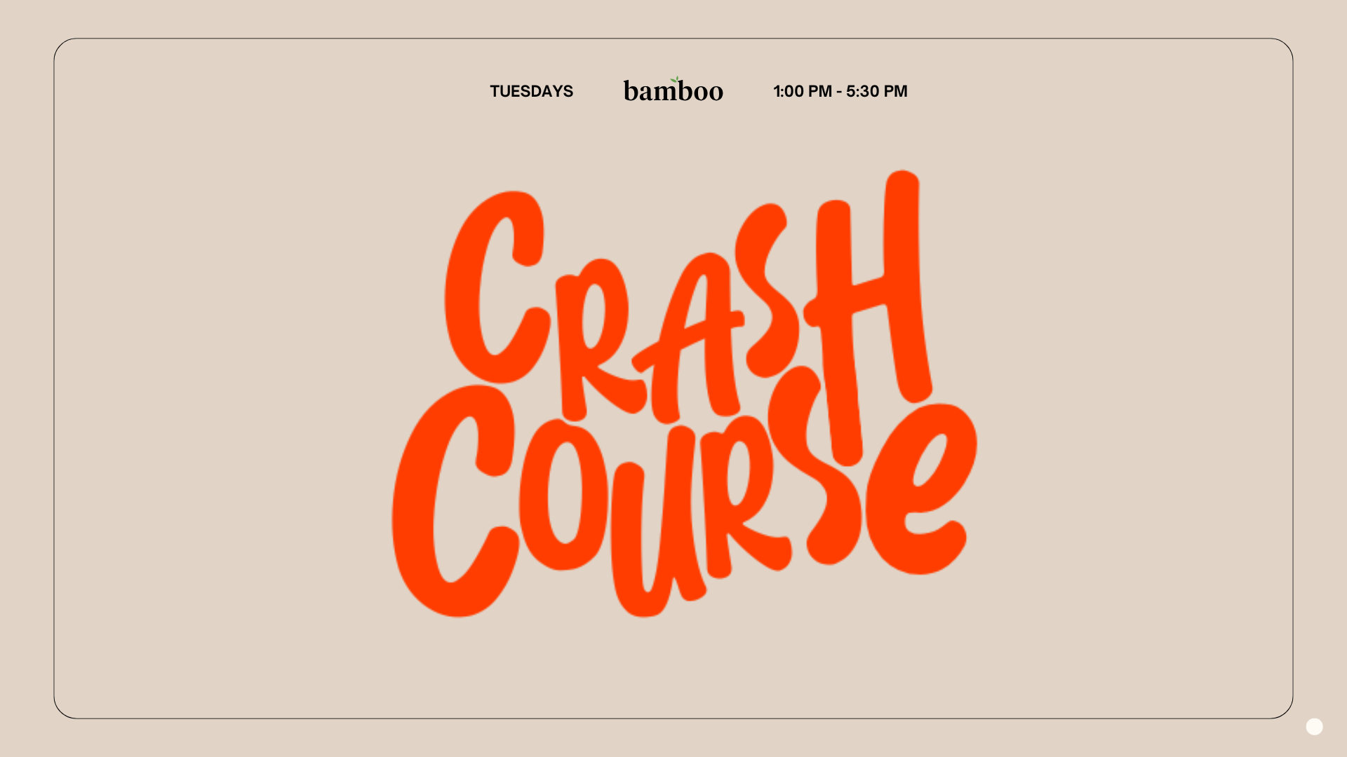 Crash Course