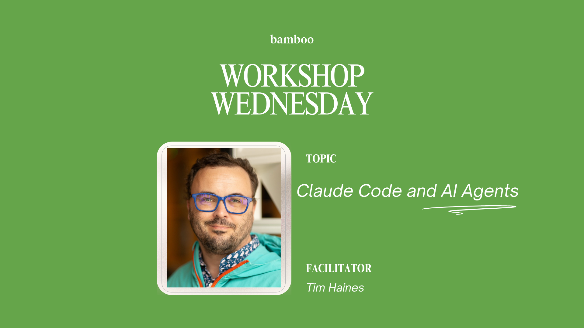 Tim who is hosting Claude code and A Agents 