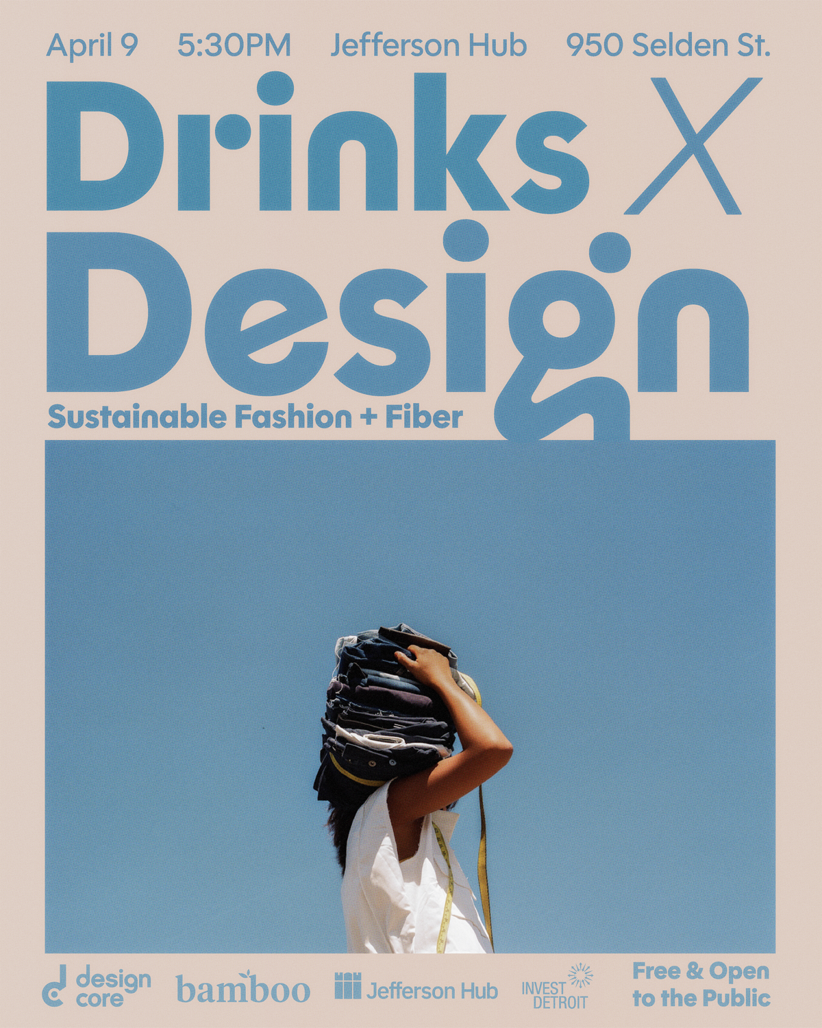 The first Drinks x Design of the 2026 season will feature Detroit-based organizations and individuals moving the needle in the fashion and sustainability space.