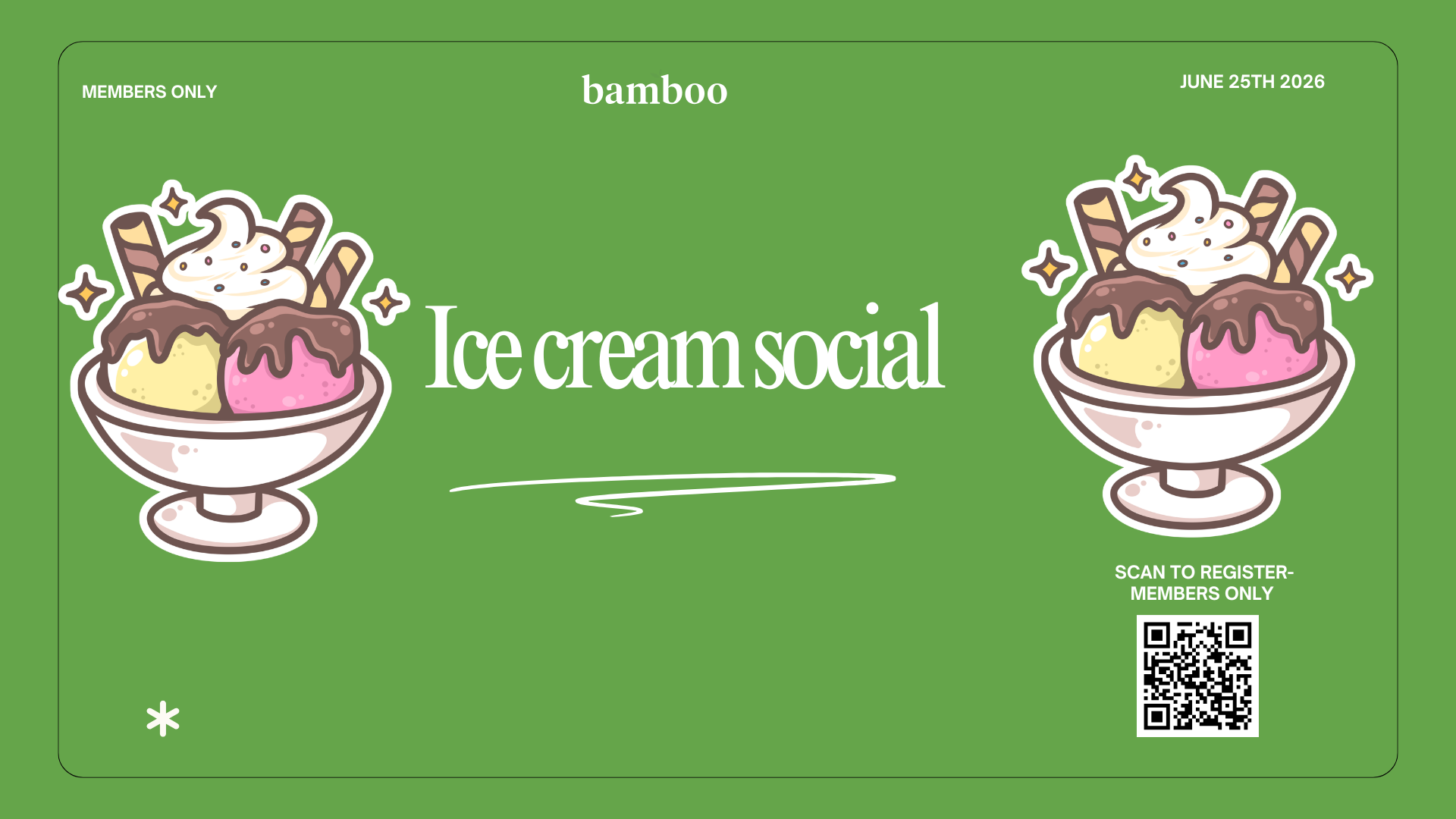 Ice cream social gathering