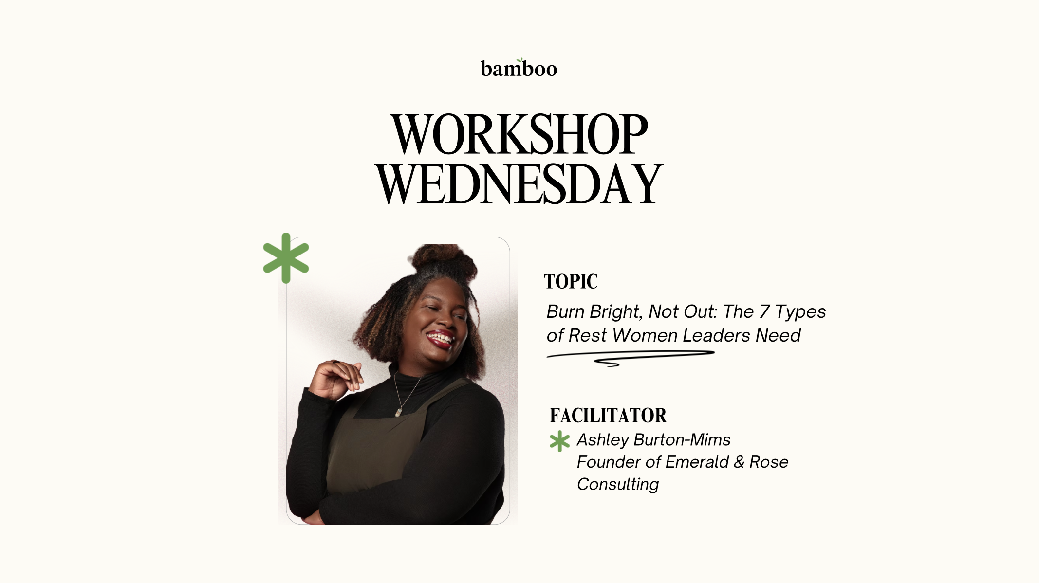 workshop Wednesday
