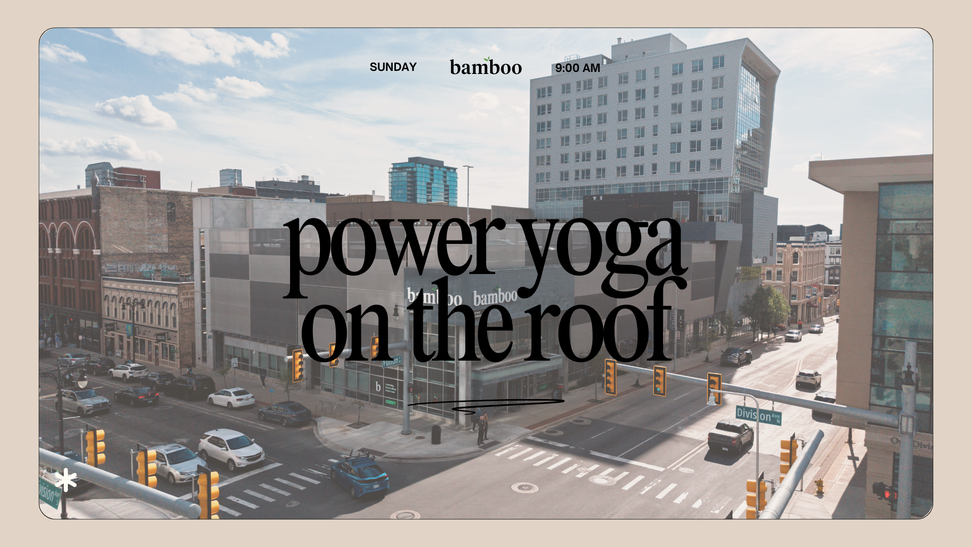 power yoga on the roof