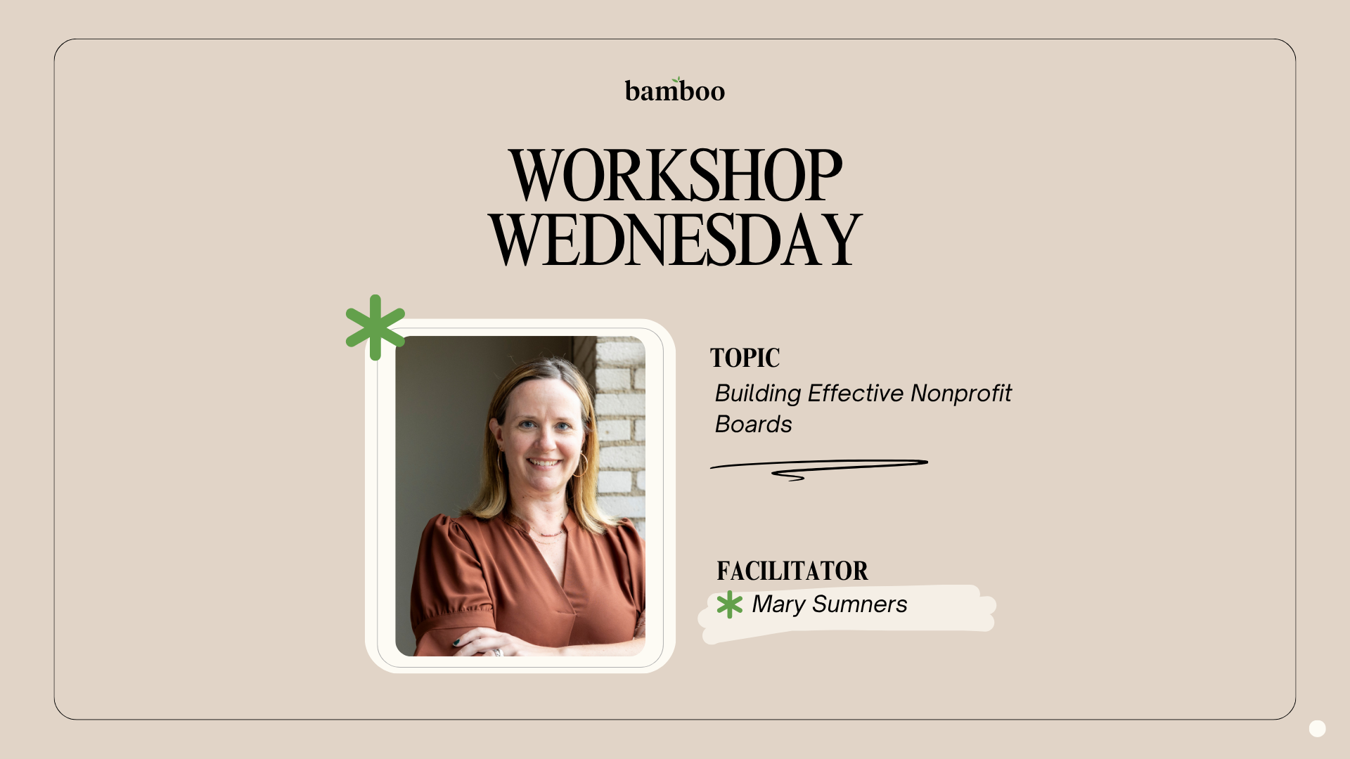 Workshop Wednesdays: Building Effective Nonprofit Boards