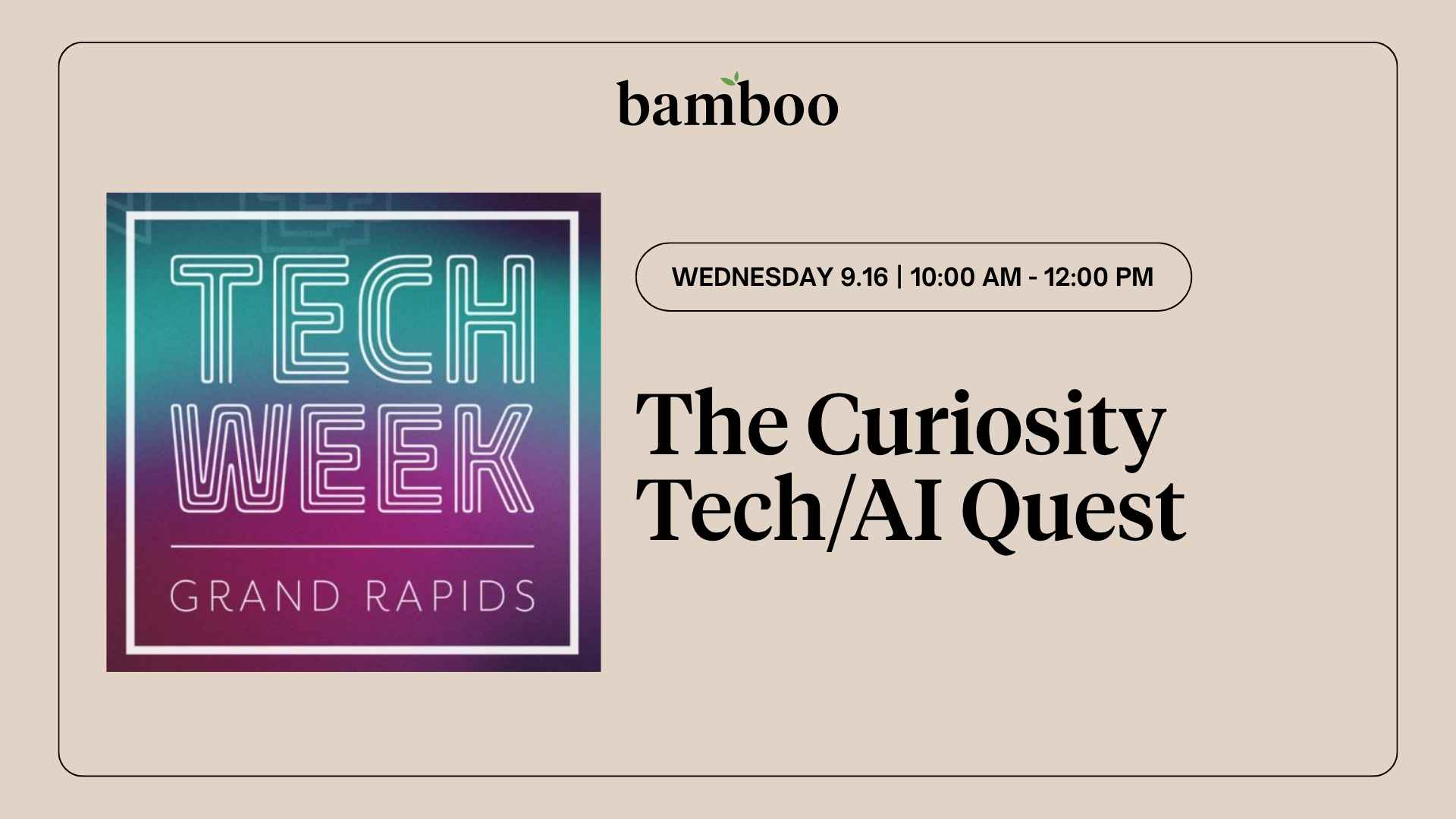The Curiosity Tech/AI Quest