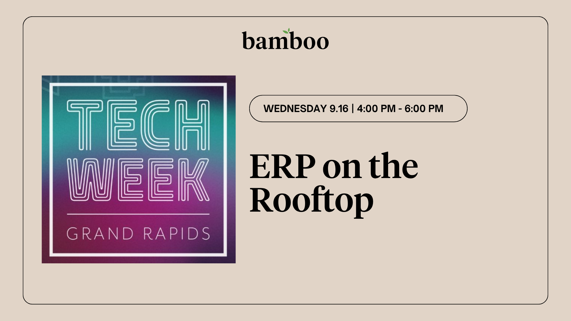 ERP on the Rooftop