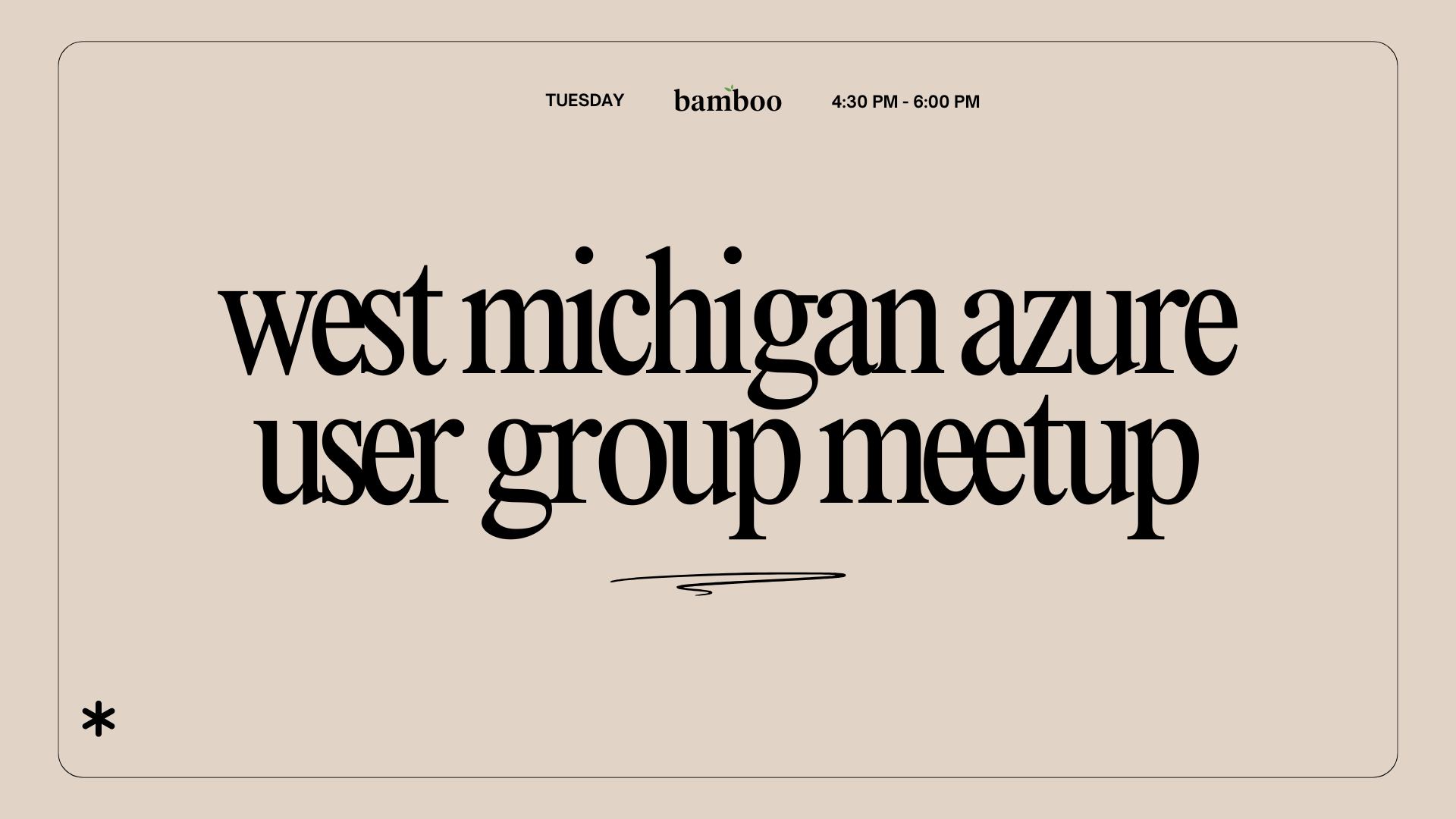 West Michigan Azure User Group Meetup - 