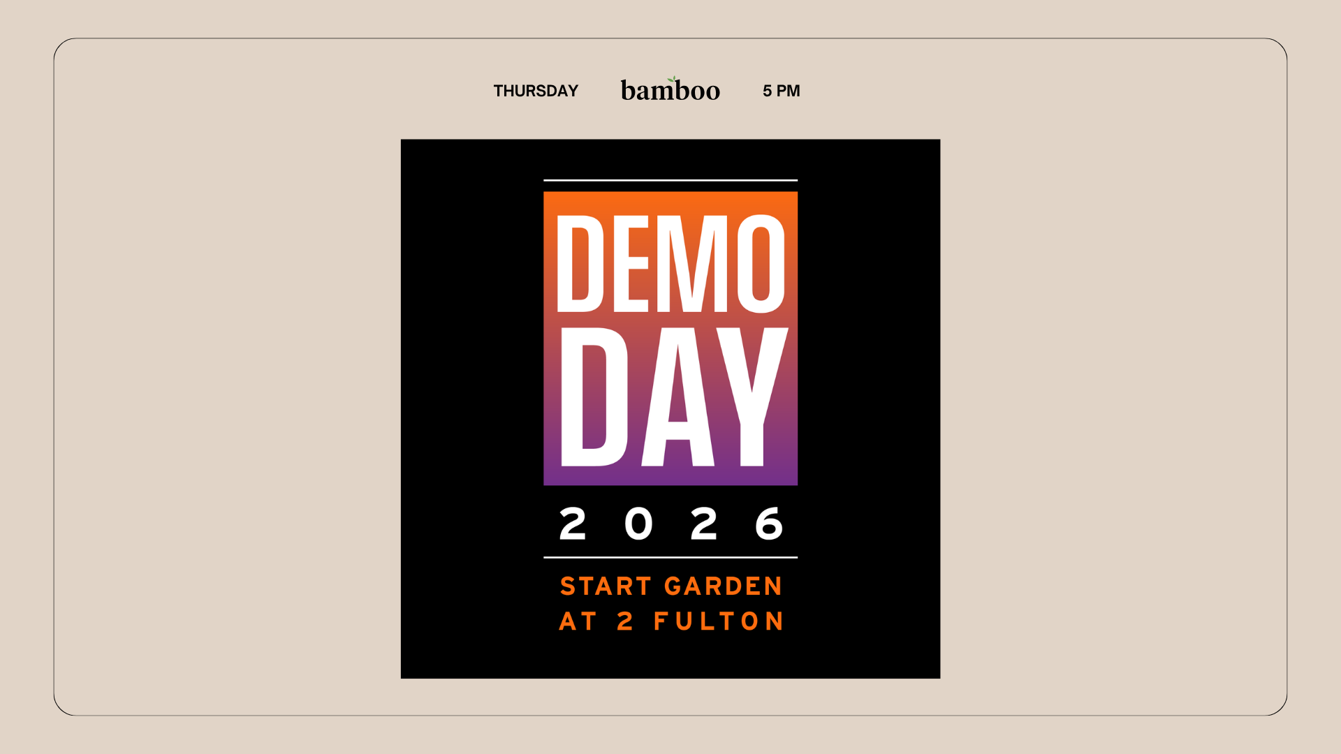 Demo Day