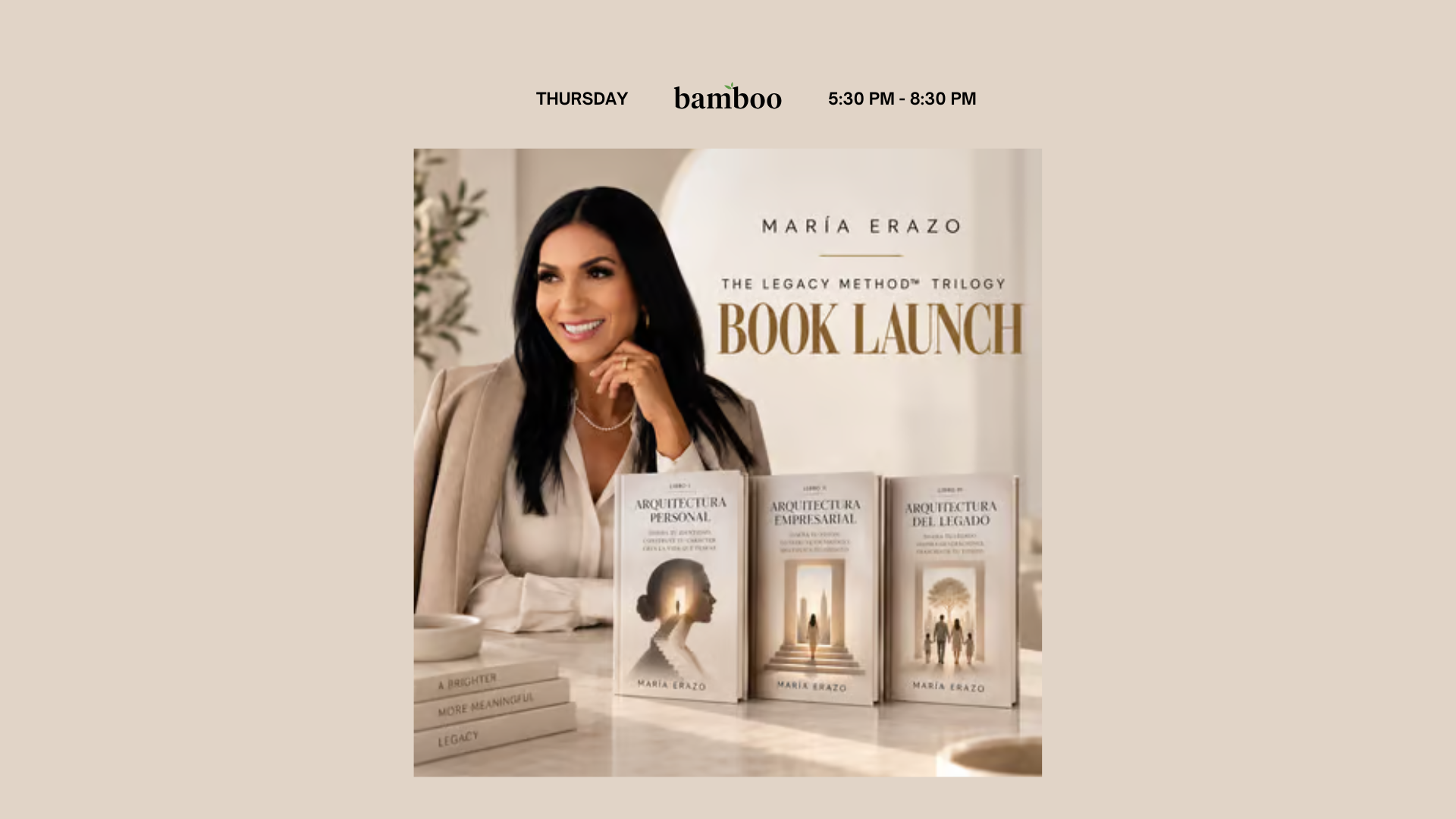 THE LEGACY METHOD™ TRILOGY — OFFICIAL BOOK LAUNCH