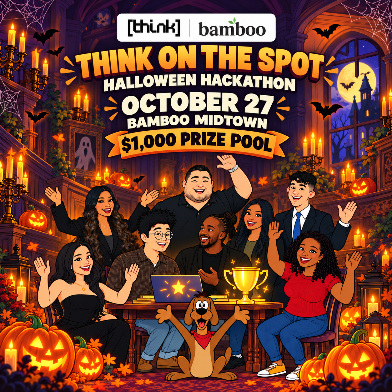 ​Join Think Technologies on October 27 at Bamboo Midtown for Think on the Spot, a Halloween-themed hackathon where creativity meets quick thinking!
