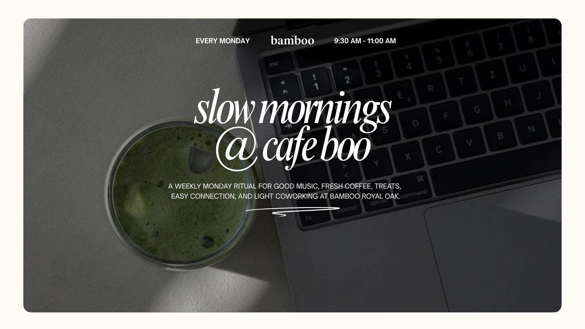 Slow Mornings @ Cafe Boo