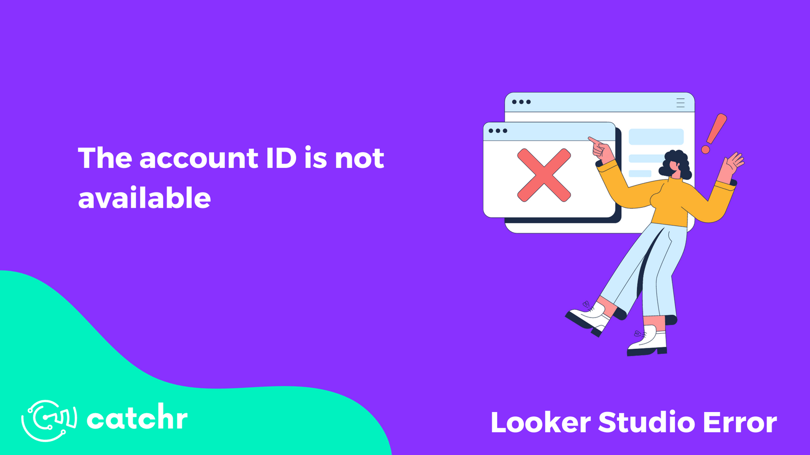 Error on Data Studio : The account ID is not available.