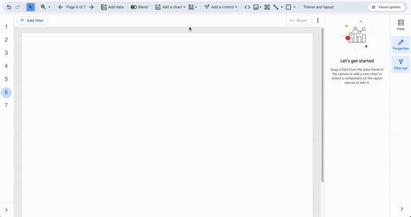 A GIF demonstrating how to create a custom Community Visualization in Looker Studio by adding a manifest path.