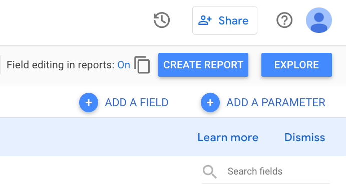 Create report in Looker Studio
