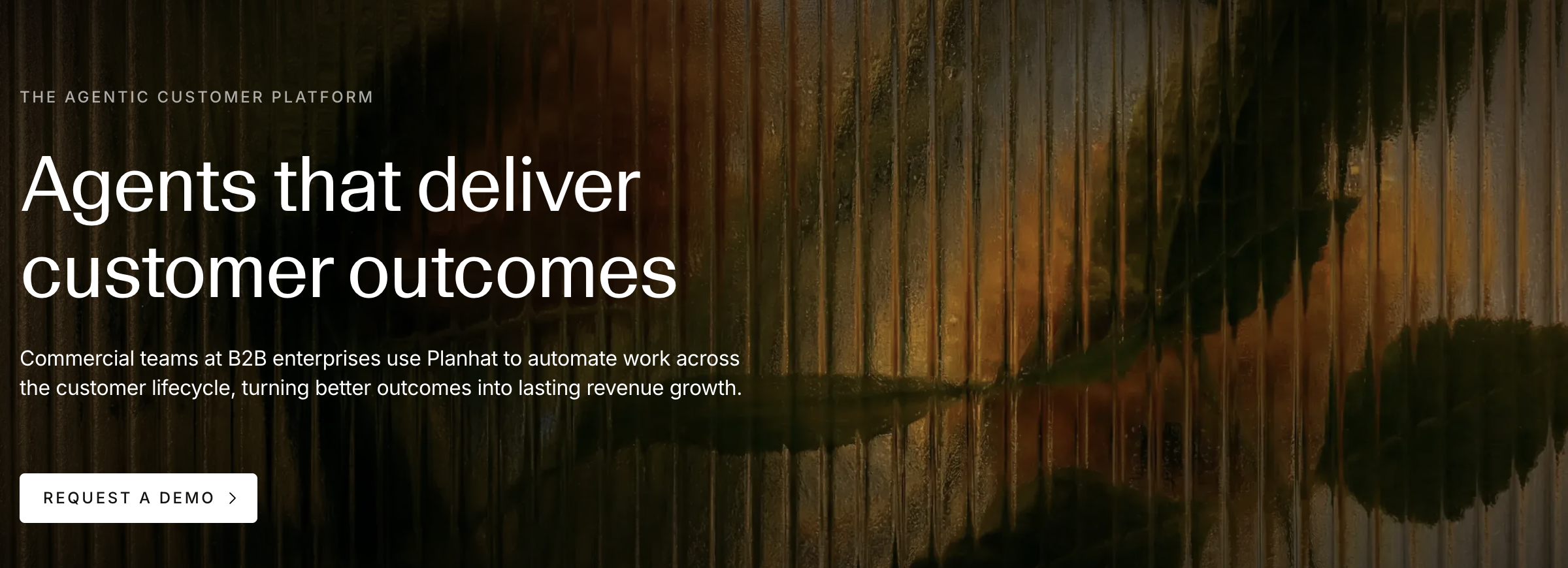 Planhat banner promoting AI agents that automate customer lifecycle workflows and drive better customer outcomes and revenue growth.