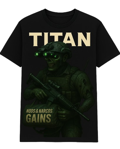 Titan Gains Tee – NODs & Macros