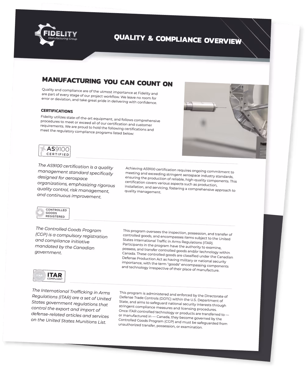 quality compliance brochure