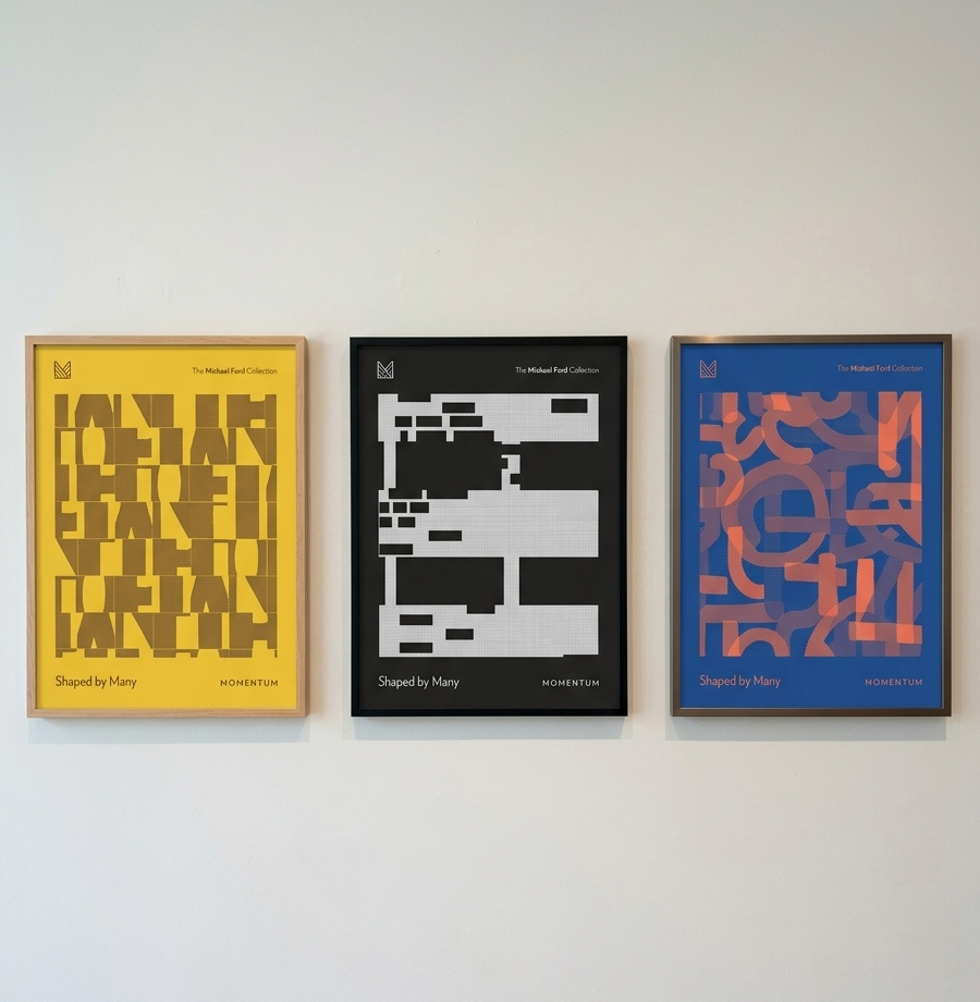 Michael Ford Screen printed Giveaway Posters at Club Autex