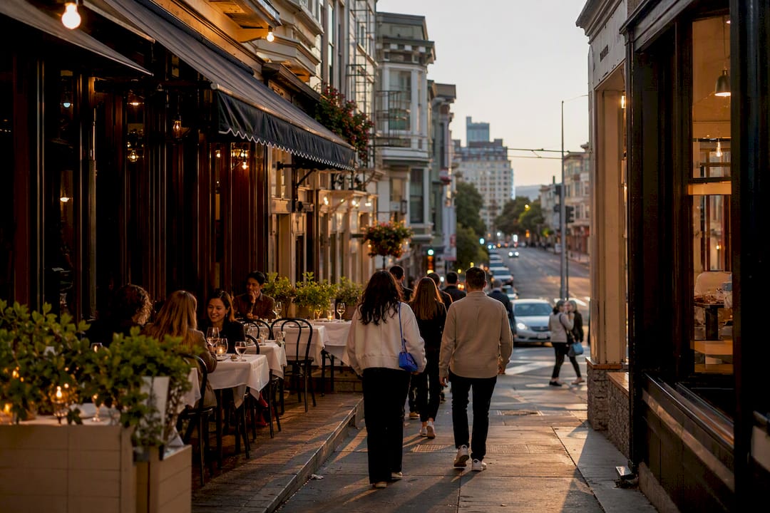 Walkable North Beach San Francisco street