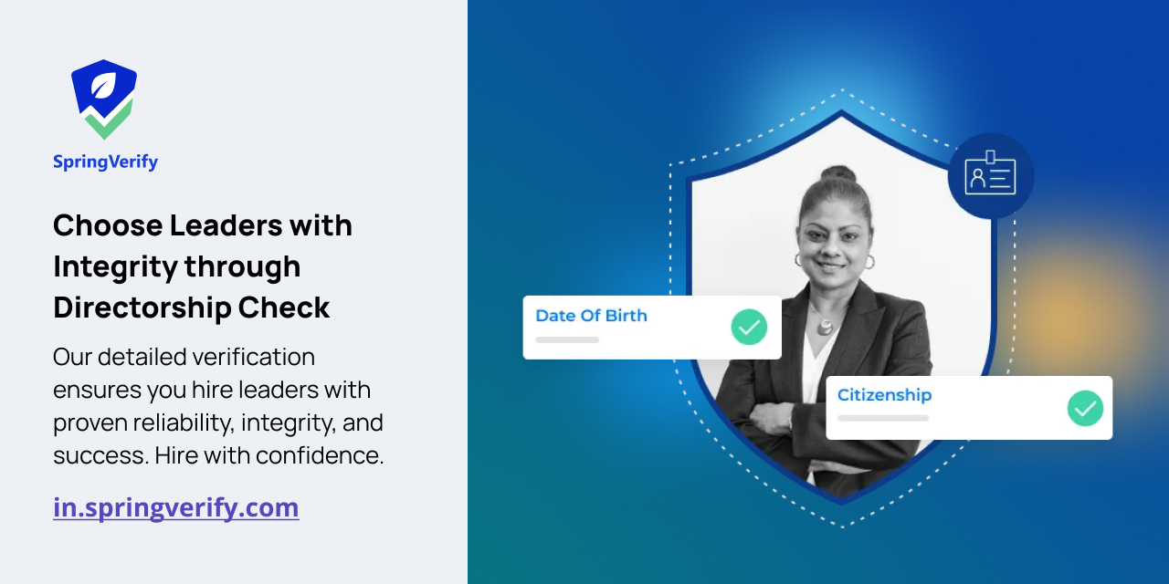 Comprehensive Directorship Check for Pre-Employment | Springverify