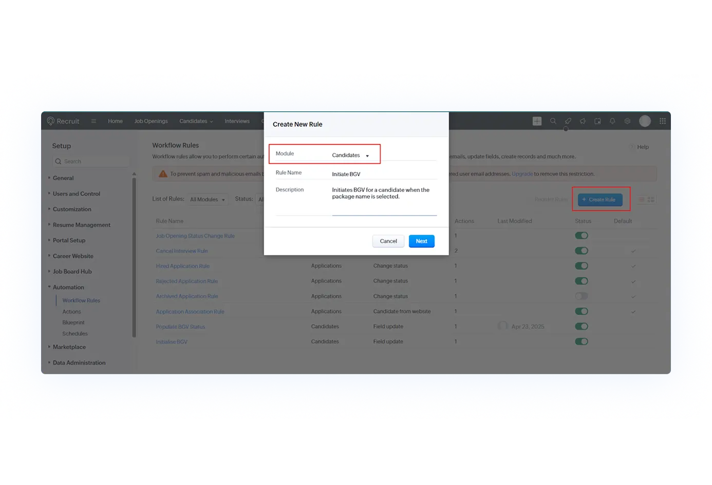 Designed with custom-built solutions to ensure safe and secure hiring