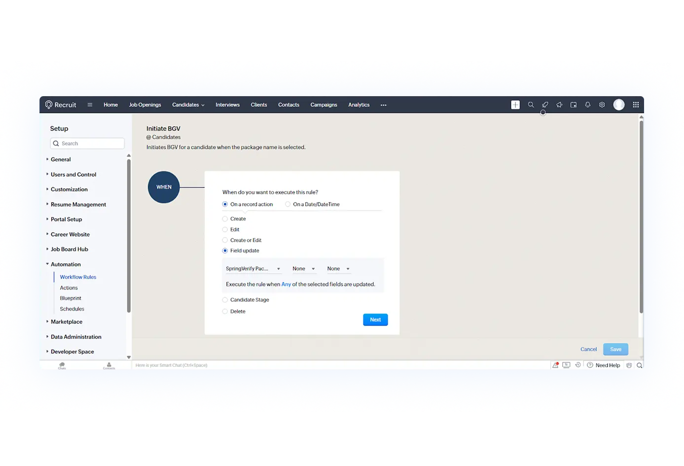 Designed with custom-built solutions to ensure safe and secure hiring