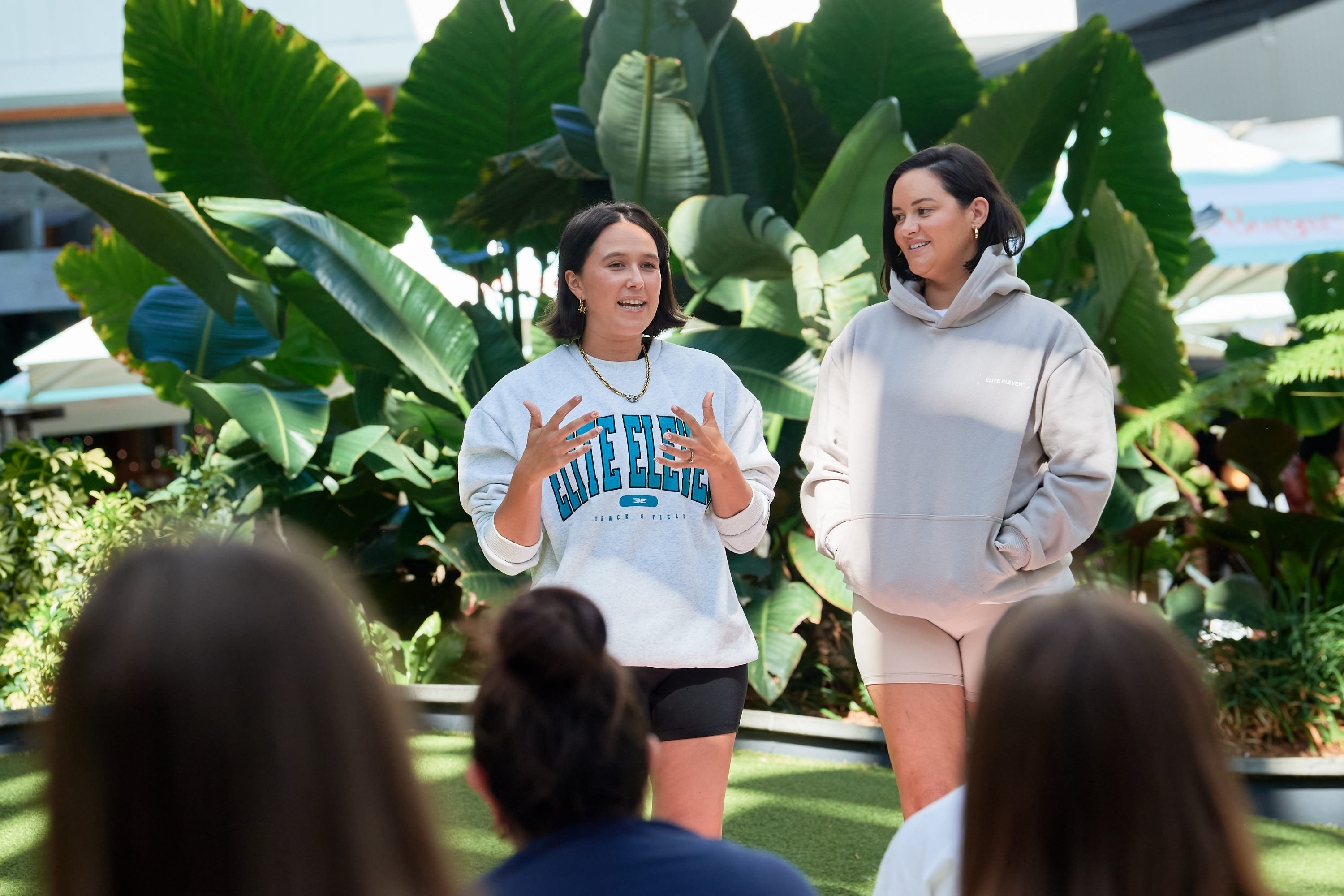 Beyond the Bump hosts Jayde and Sophie welcoming guests