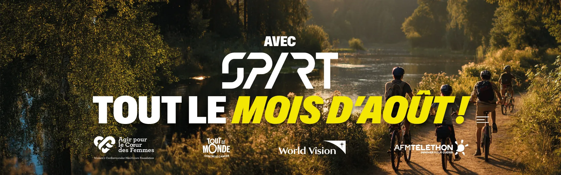 Un été solidaire avec SPART au profit de l'association de ton choix