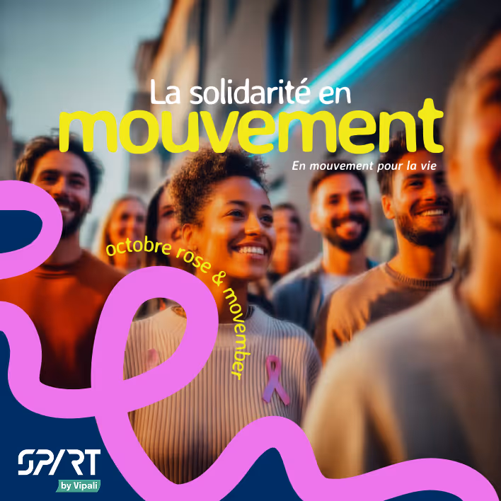 Saison solidaire Octobre rose / Movember SPART By Vipali