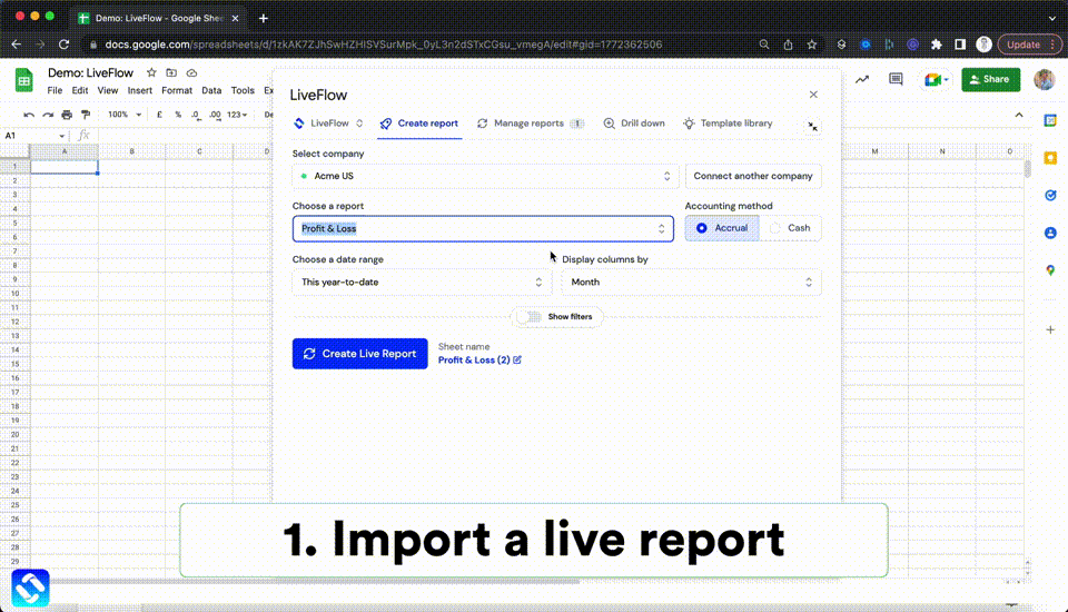 What is the QuickBooks Dashboard?