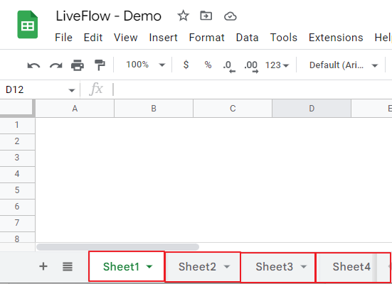 How to Switch Tabs in Google Sheets