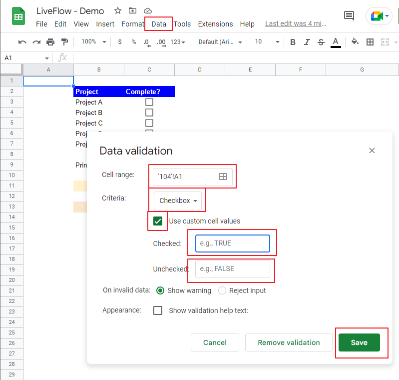 How to Add a Check Box in 