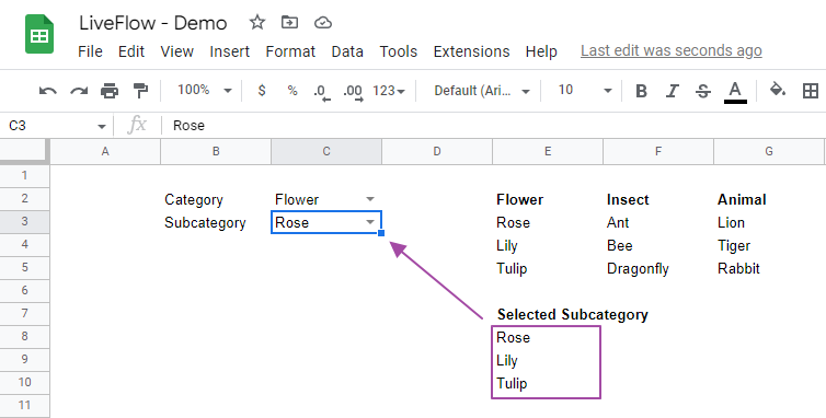 Dependent Drop-down 