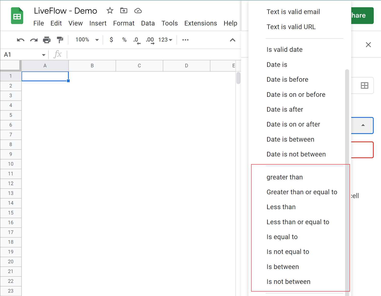 implement number-related data validation