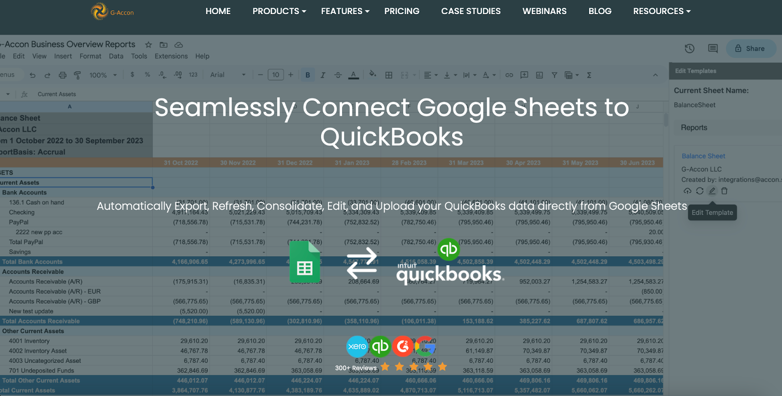 How To Connect Quickbooks Online to Google Sheets