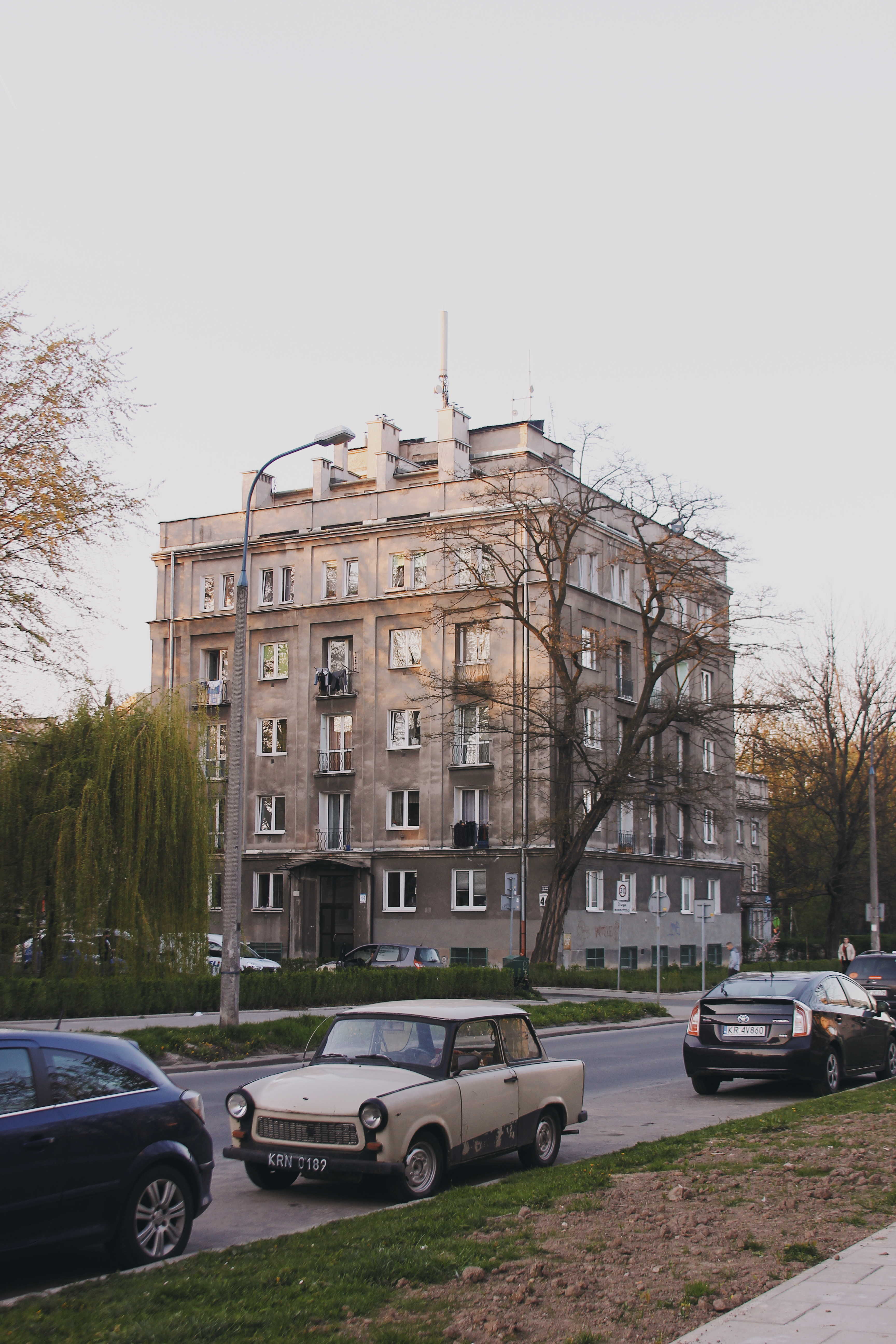 Ulica przy Teatrze Ludowym w Nowej Hucie