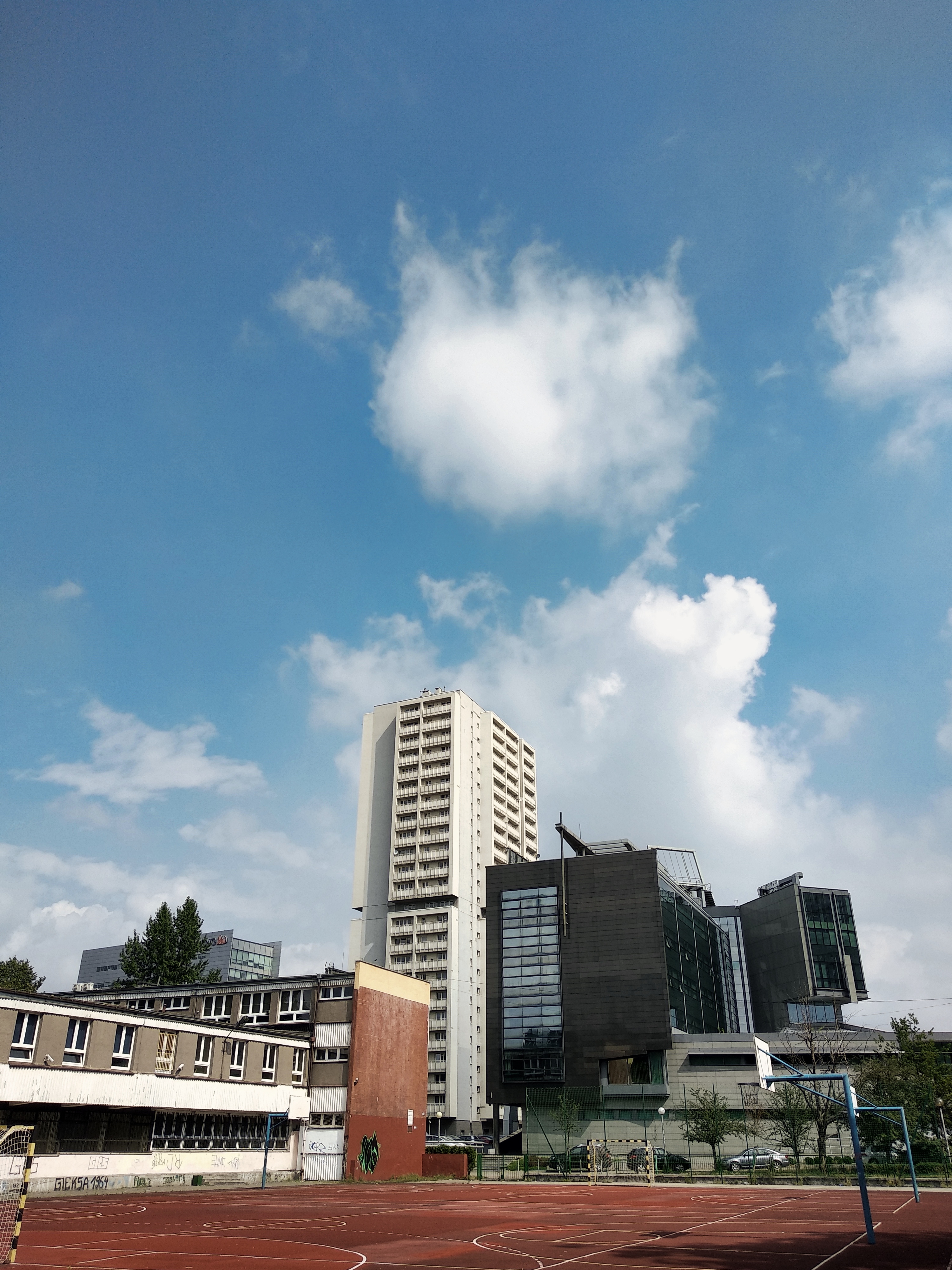 Ulica przy Teatrze Ludowym w Nowej Hucie