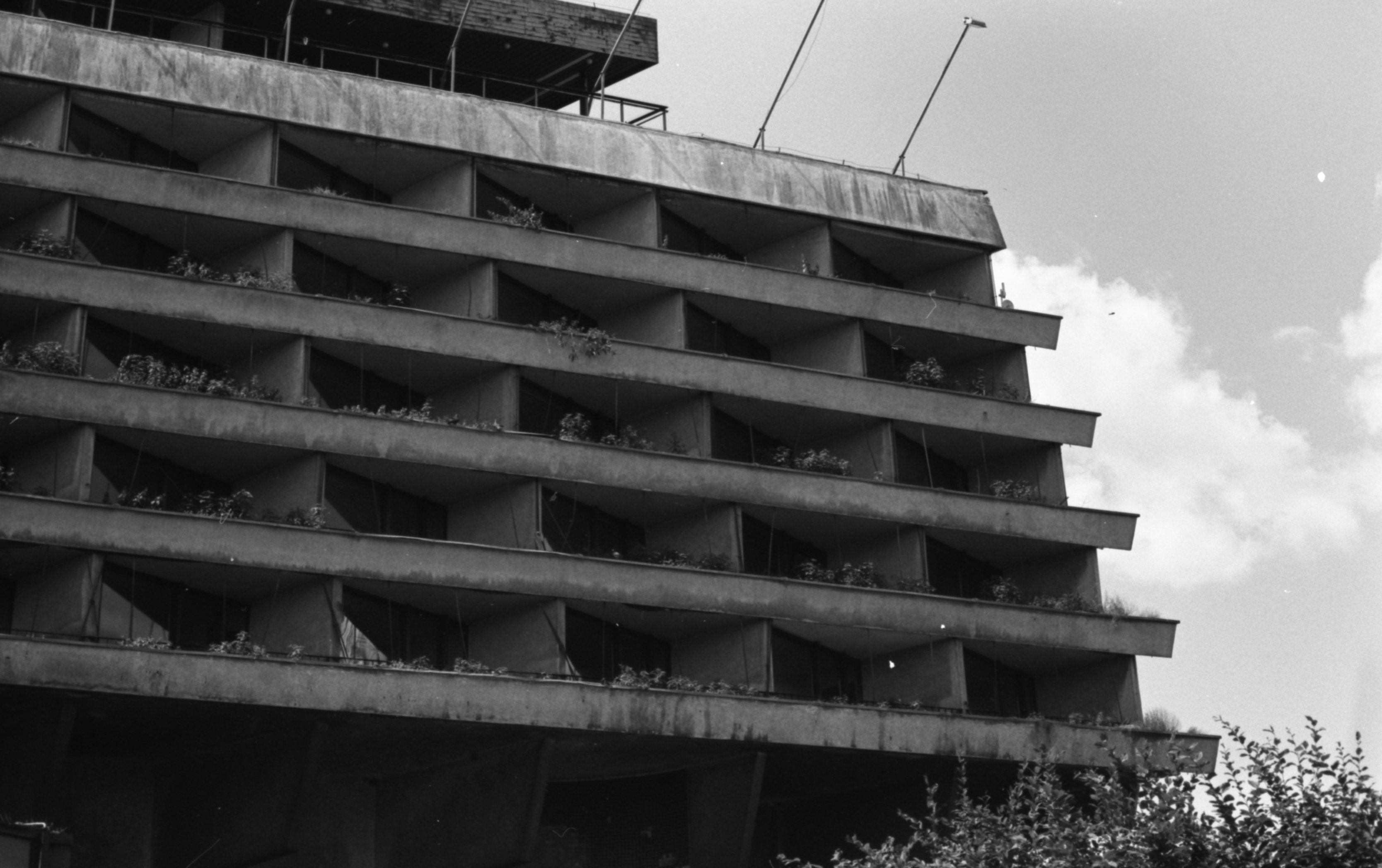 Ulica przy Teatrze Ludowym w Nowej Hucie