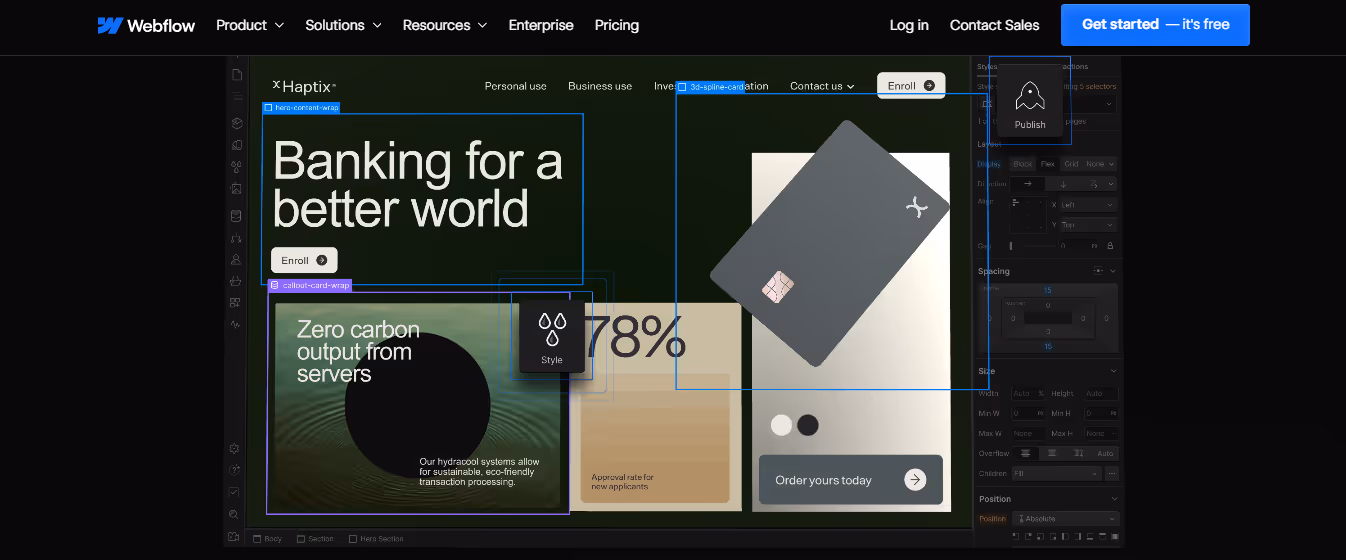 Webflow Best Website Builder For Small Business