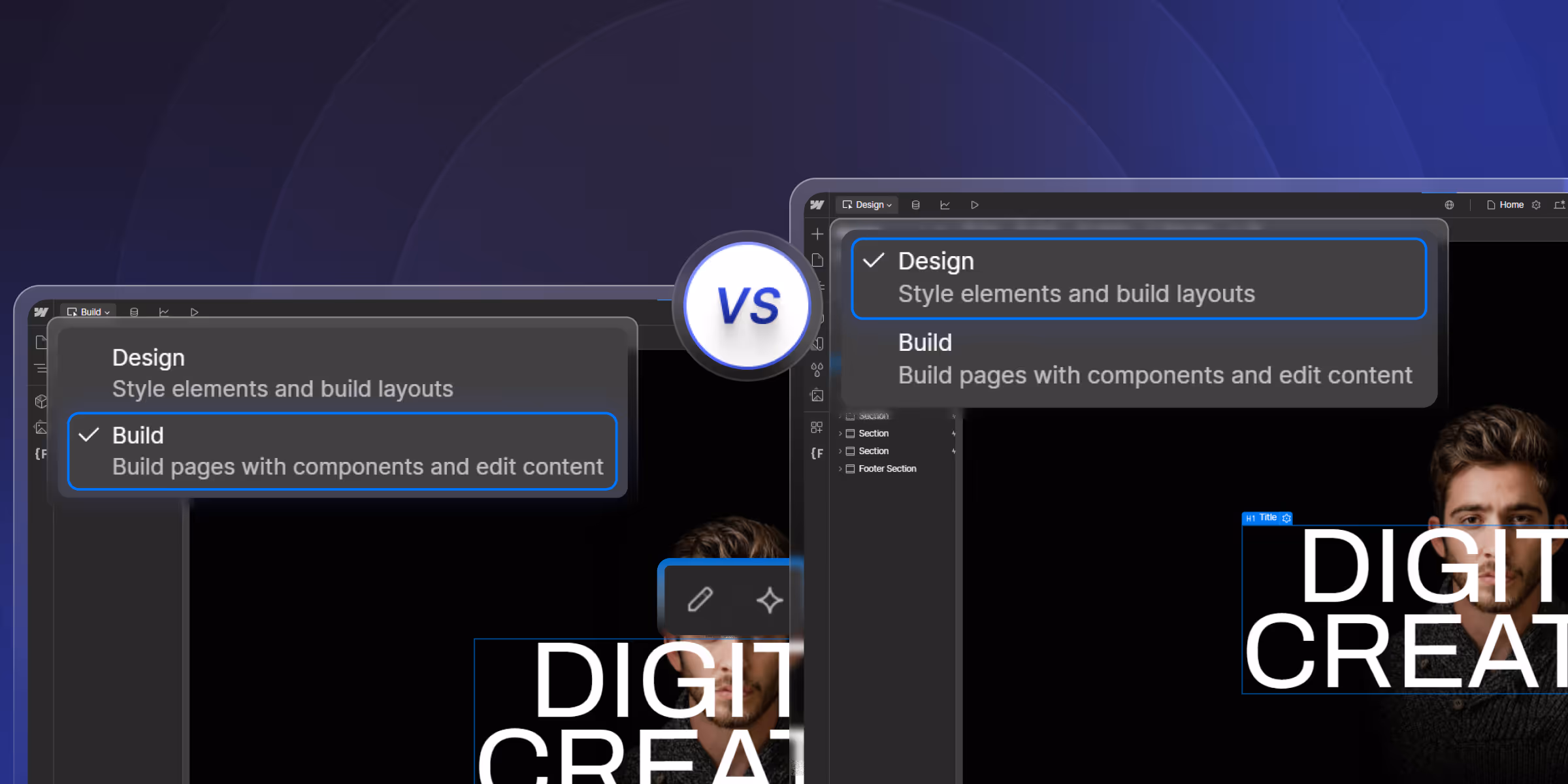 Webflow Editor vs Webflow Designer: What’s the Difference?