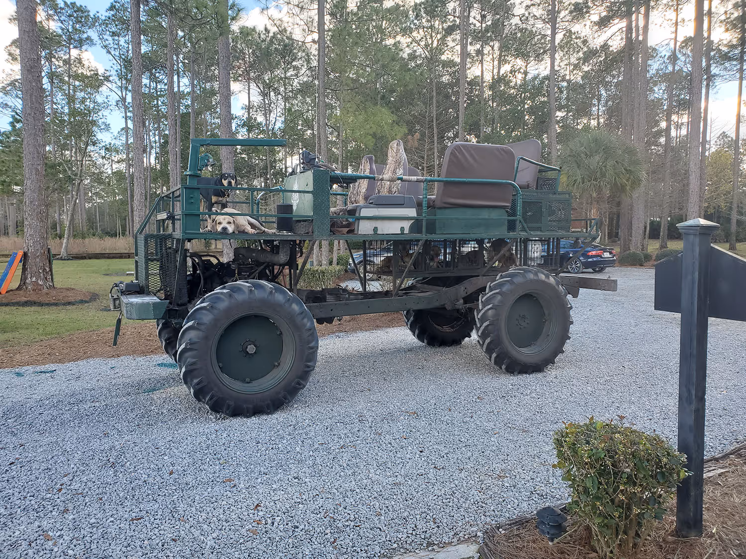 Randy's hunting buggy truck