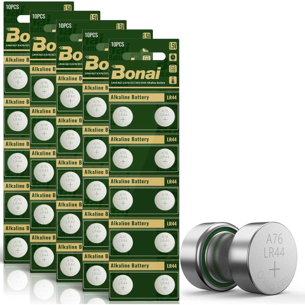 [Amazon] 50-Pack Bonai LR44 Coin Batteries - $5.49 (was $9.99)