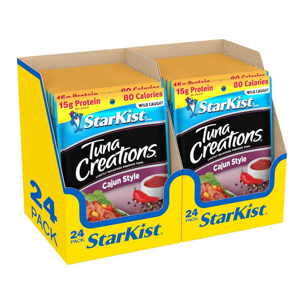 [Amazon] 24-Pack StarKist Tuna Creations Cajun Style, 2.6 oz. ($0.70 Each) - $16.80 (was $29.76)