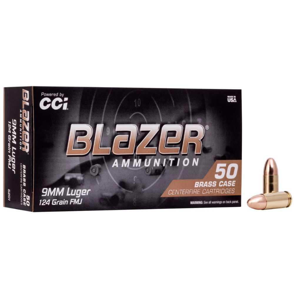 [Bereli] 1000-Rounds CCI Blazer Brass 9mm 124/115 gr. (21.5 CPR) - $215.00