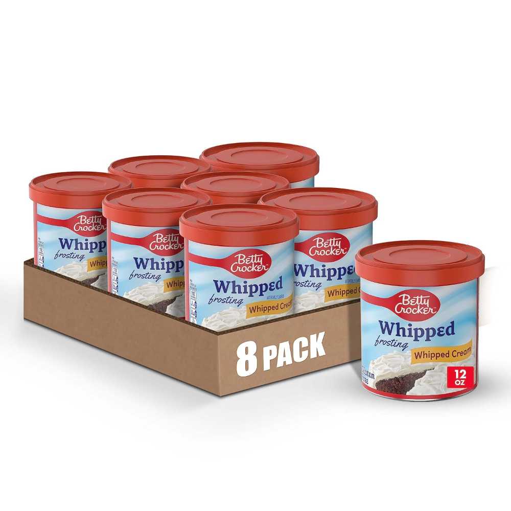 [Amazon] 8-Pack Betty Crocker Whipped Cream Frosting, 12 oz. - $9.20 (was $21.99)