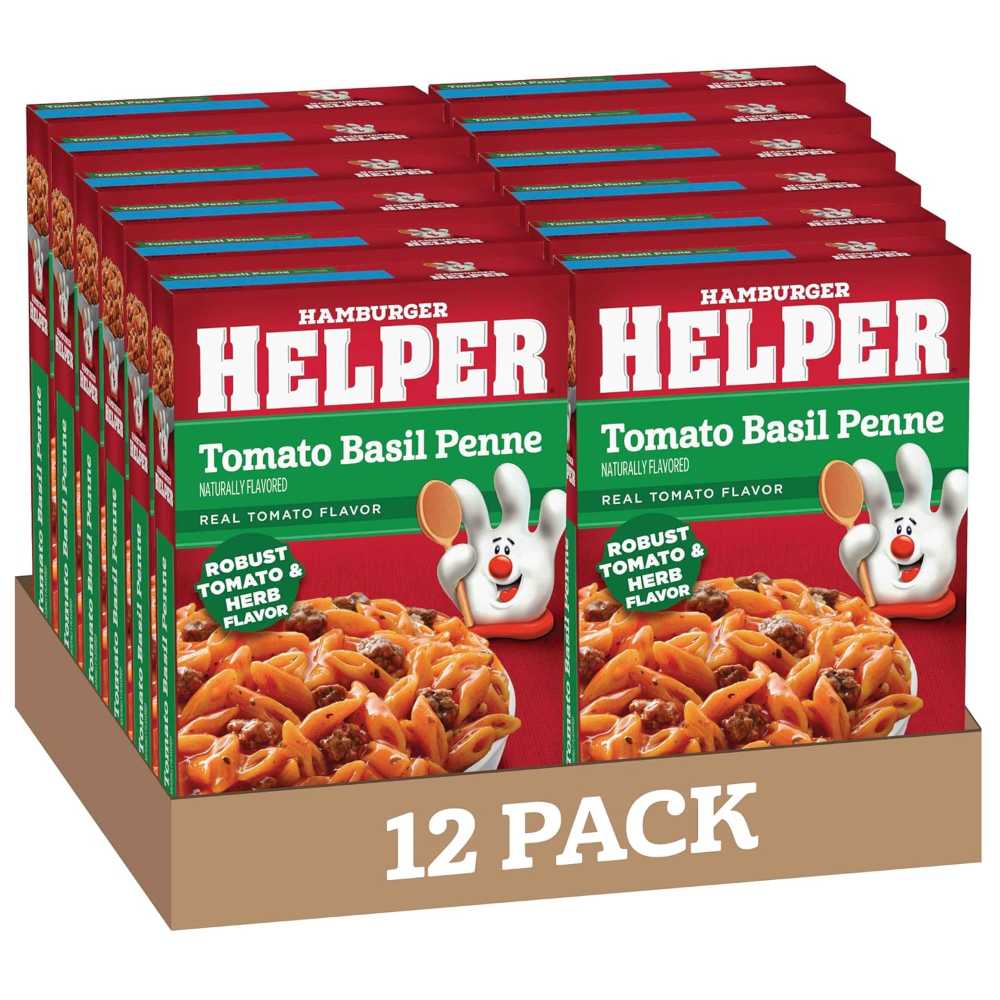 [Amazon] 12-Pack Hamburger Helper Tomato Basil Penne, 7.4 oz. - $8.45 (was $20.16)