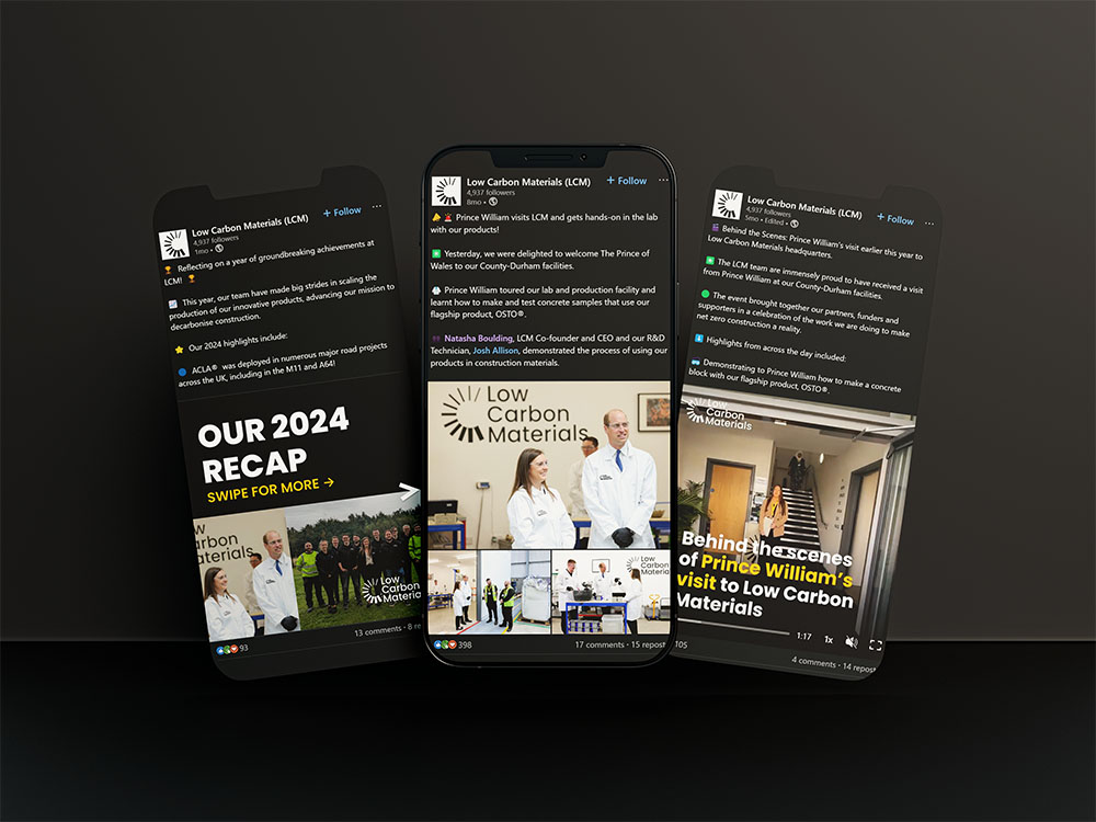 Mockup of Adopter's social campaign for LCM's royal visit.