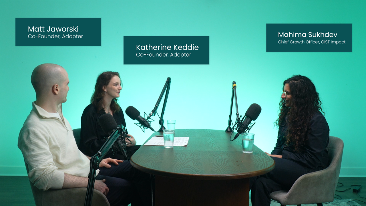 Mahima Sukhdev, Chief Growth Officer at GIST Impact, on Adopter's Scaling Green-Tech podcast. 
