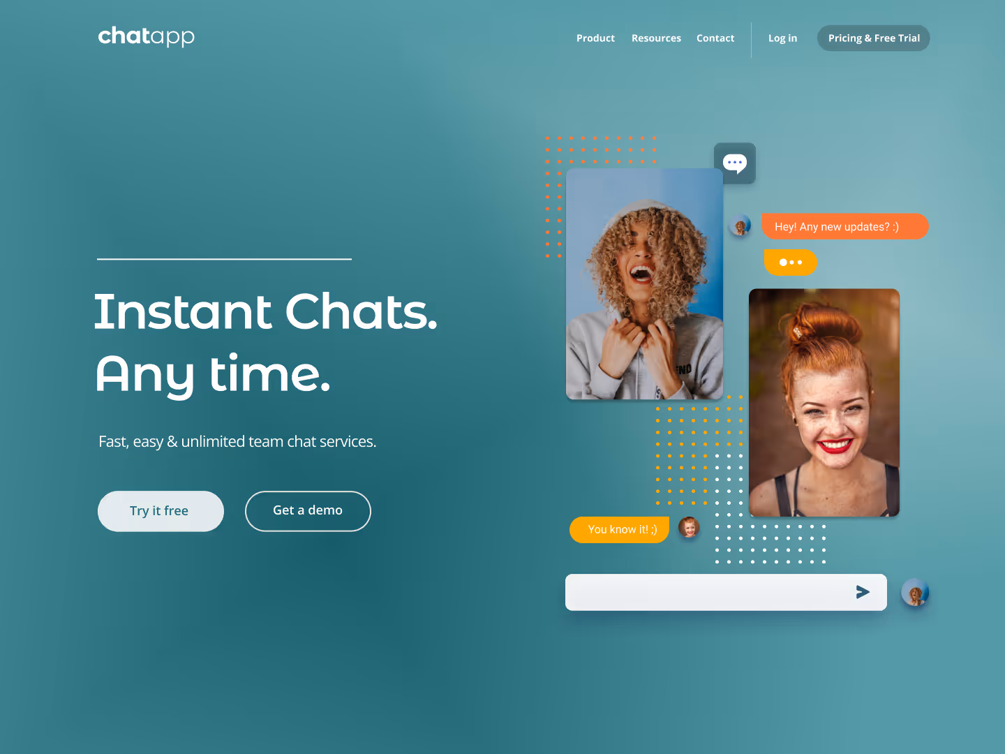 2 women within phone screen boundaries, smiling in a video chat with one another